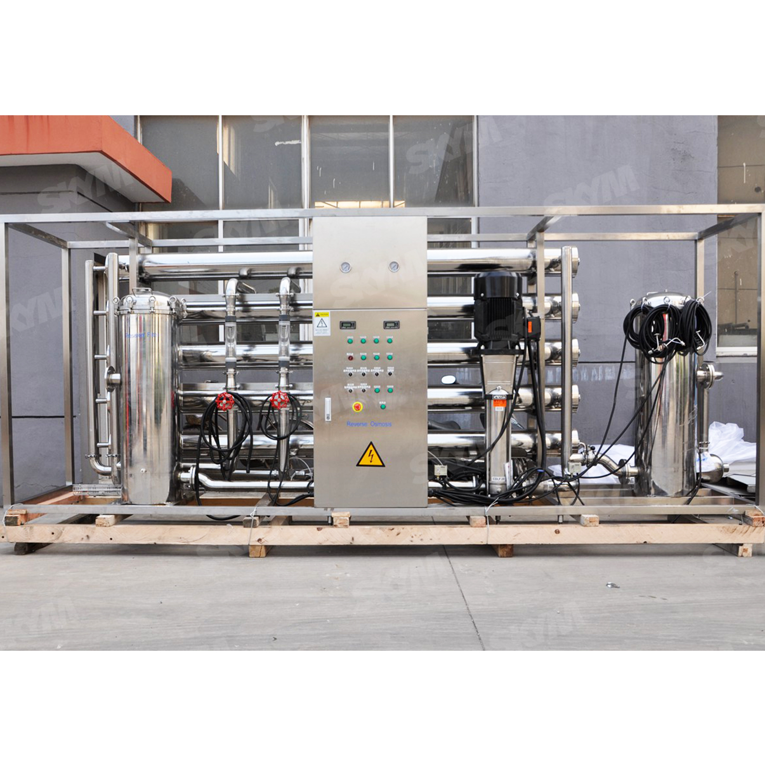 Máquina automática de tratamiento de agua de columna de carbón activado 15t