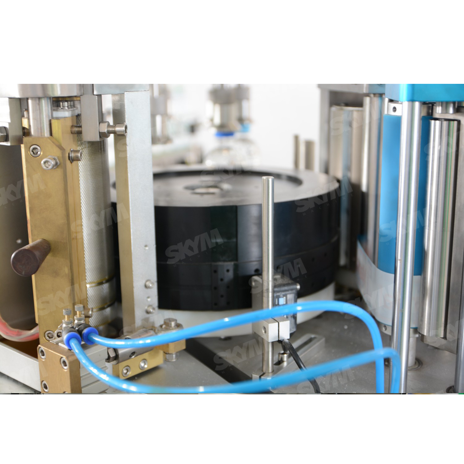 Máquina de etiquetado de fusión en caliente OPP de tipo rotativo automático