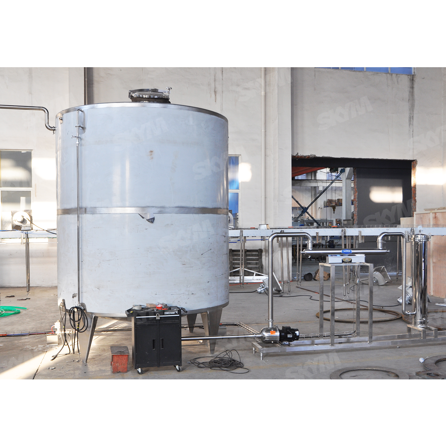Sistema automático de purificación de agua pura industrial RO